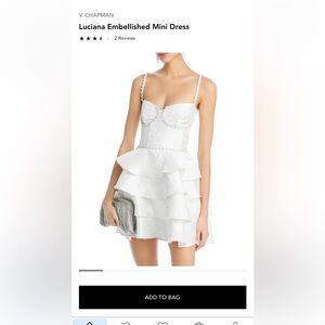 V. Chapman- Luciana Embellished Mini Dress